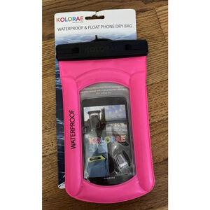 Kolorae Waterproof & Float Phone Dry Bag Fits IPhones, Samsung NEW in Package